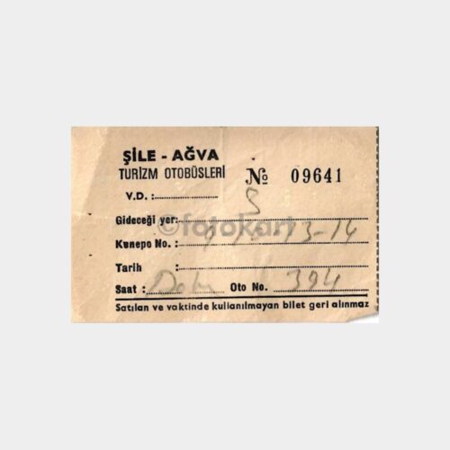 Şile - Ağva Turizm 2 Adet Otobüs Bileti