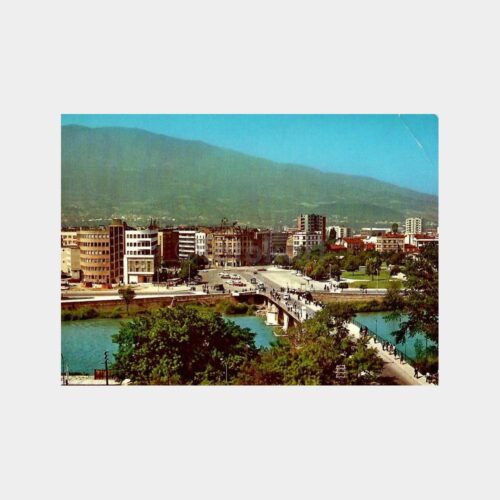 Üsküp Köprü ve Şehir Kartpostal