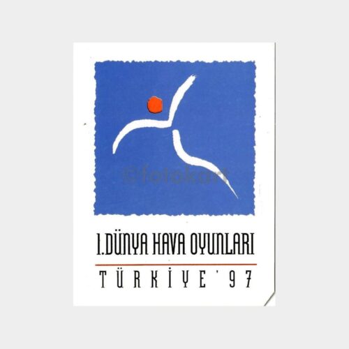 1. Dünya Hava Oyunları Türkiye 97 Kartpostal