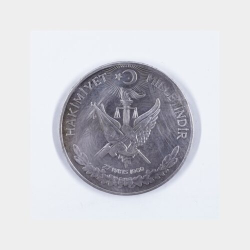 27 Mayıs 1960 On Lira Hatıra Gümüş Para