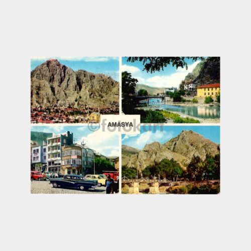 Amasya 4 Görünüş Kartpostal