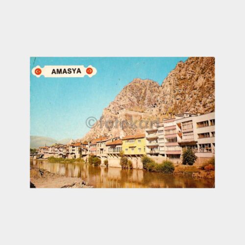 Amasya Evleri Kartpostal