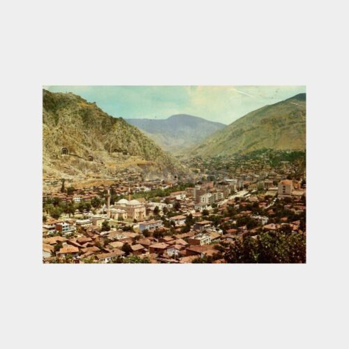 Amasya Pullu Damgalı Kartpostal