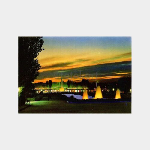 Ankara Gençlik Parkı Gece Görünüş Kartpostal