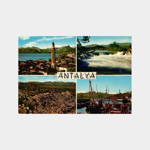 Antalya 4 Görünüş Kartpostal