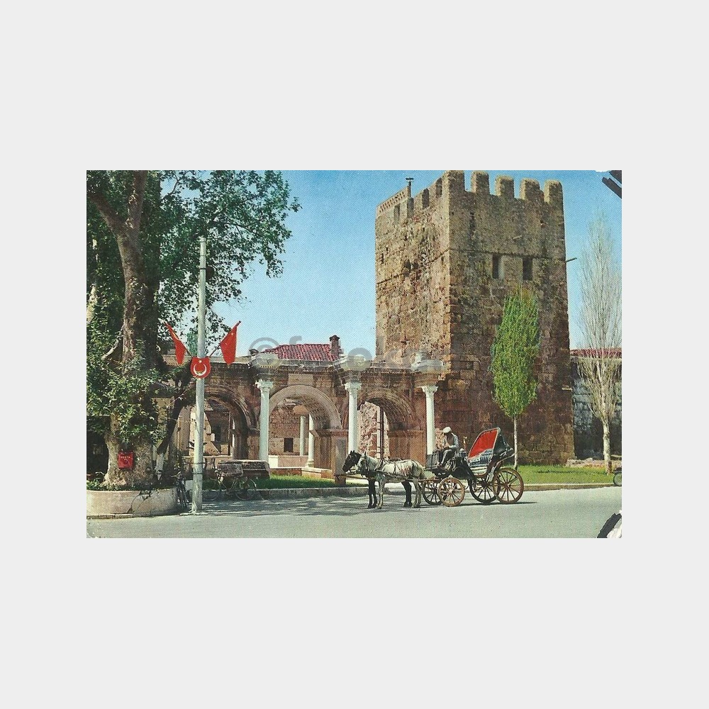 Antalya Üç Kapılar Kartpostal