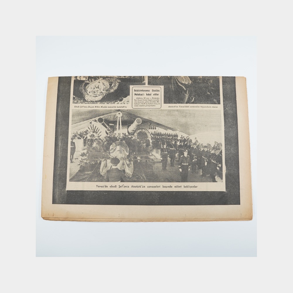 Atatürk'ün Ölümü - Ulus Gazetesi Orijinal Nüsha, 21 Kasım 1938 - Görsel 2