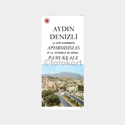1973 Aydın Denizli Turizm Broşürü