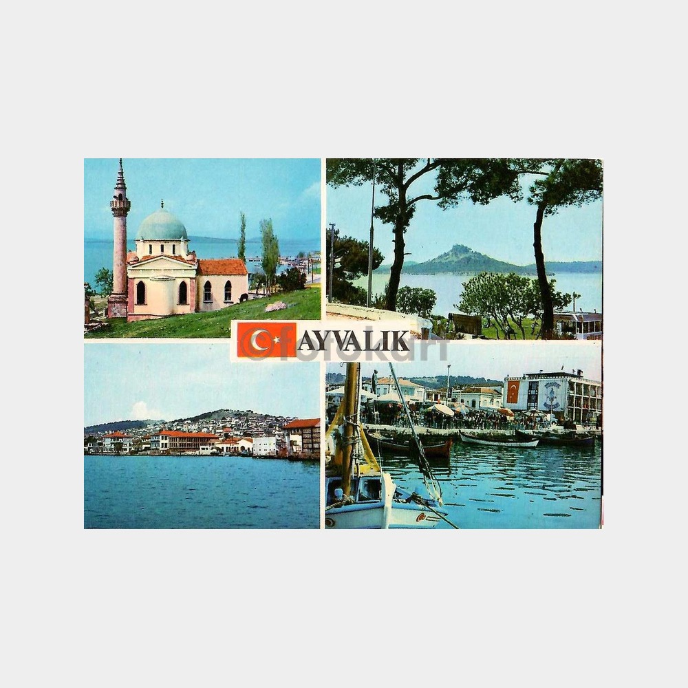 Ayvalık 4 Görünüş Kartpostal