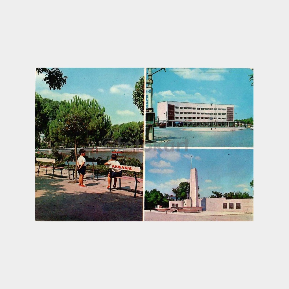 Balıkesir Pullu Damgalı Kartpostal