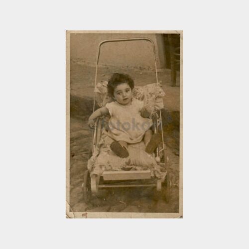 1953 Bebek Arabası ve Bebek Fotoğraf