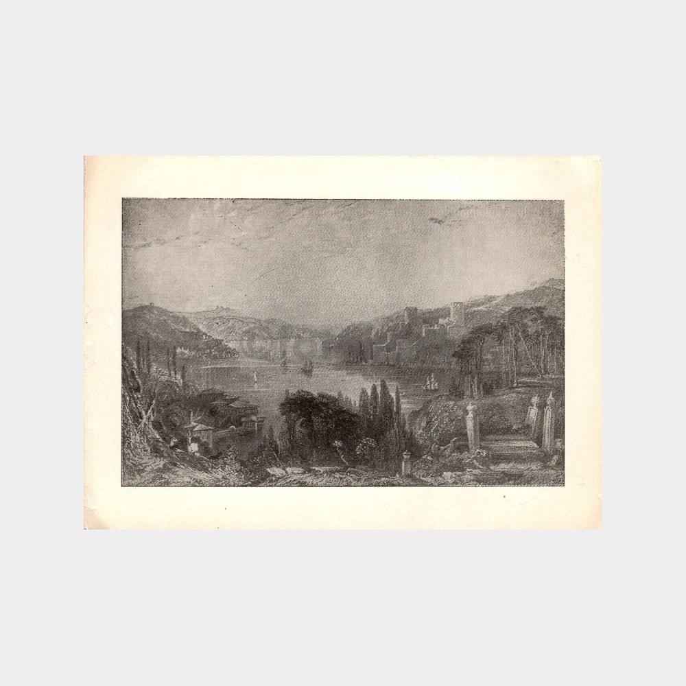 Boğaziçi Rumelihisarı Gravür Tebrik Kartı