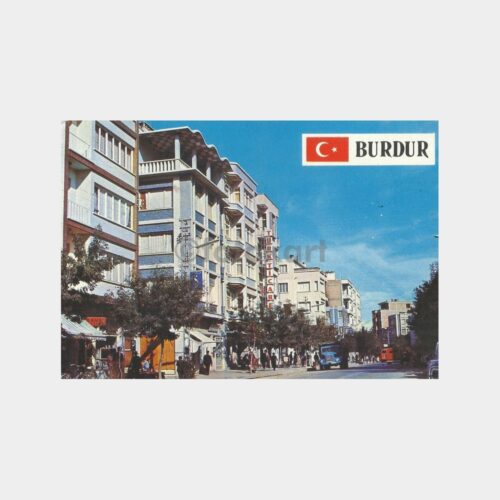 Burdur Şehirden Görünüm Kartpostal