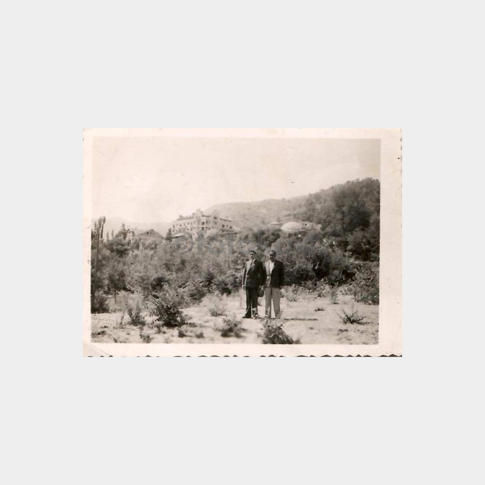 1947 Bursa Çekirge Palas (?) Küçük Ebat Fotoğraf