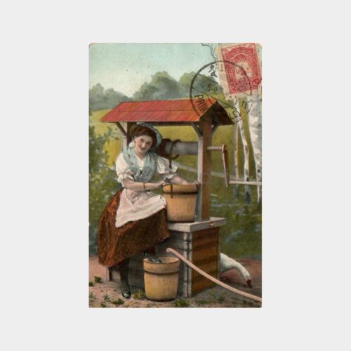 1911 Büyükada Damgalı Yabancı Tablo Kart
