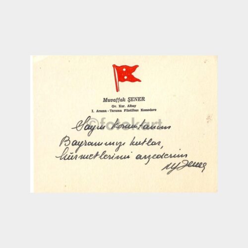 Deniz Kuvvetleri Konulu Tebrik Kartı