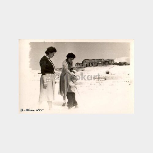1955 Denizli Pamukkale 5 Adet Fotoğraf