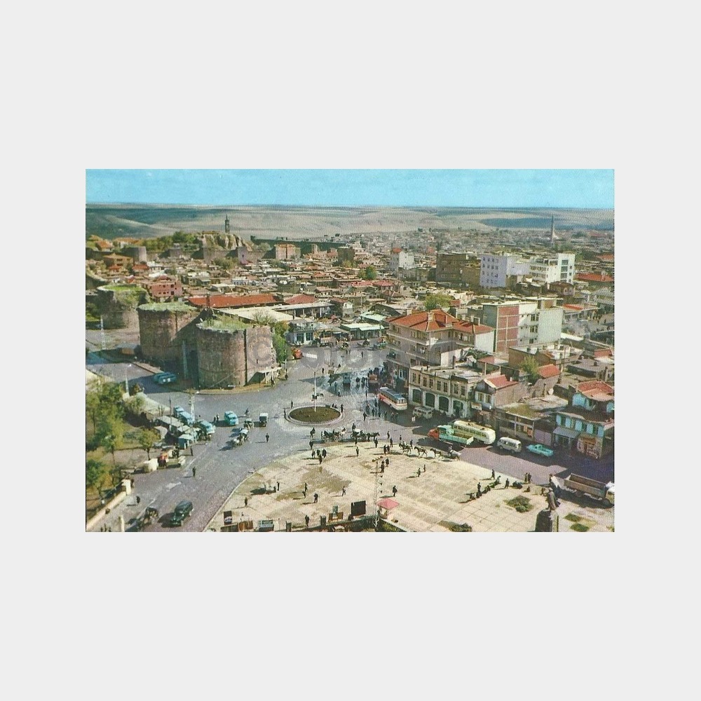 Diyarbakır Kalesi ve Şehir Panorama Kartpostal