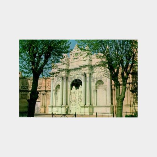 Dolmabahçe Sarayı Kapısı Kartpostal