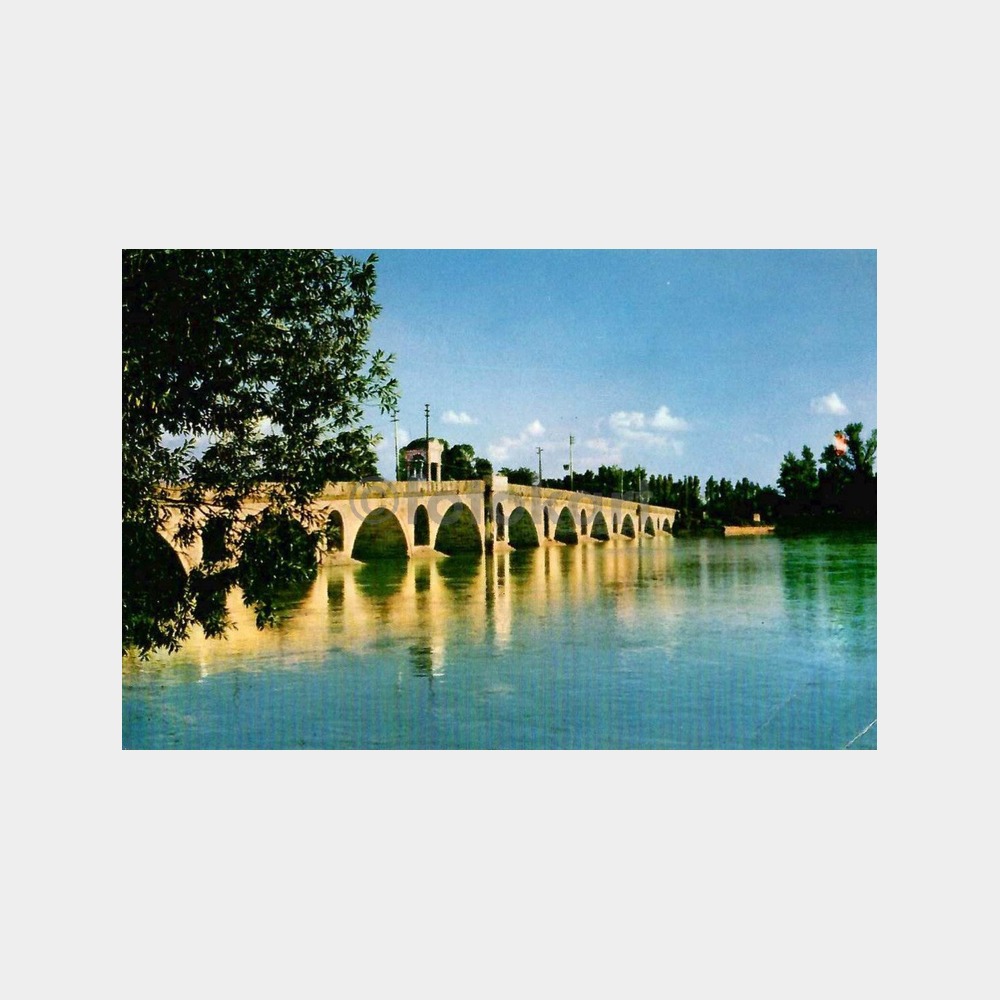Edirne Meriç Köprüsü Kartpostal