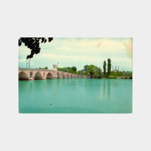 Edirne Meriç Köprüsü Kartpostal