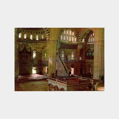Edirne Selimiye Camii İçi Kartpostal