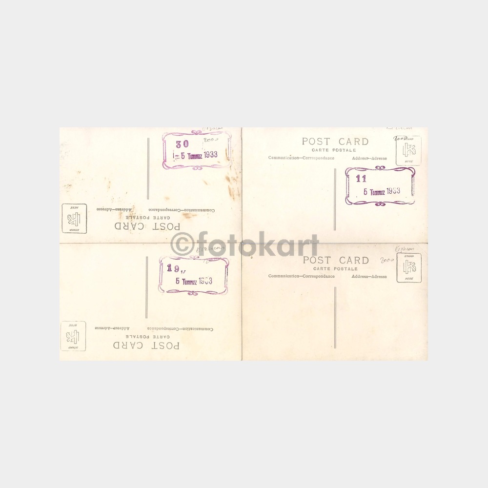 1933 Erzincan 4 Adet Fotoğraf - Görsel 2