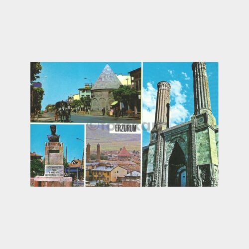 Erzurum 4 Görünüş Kartpostal
