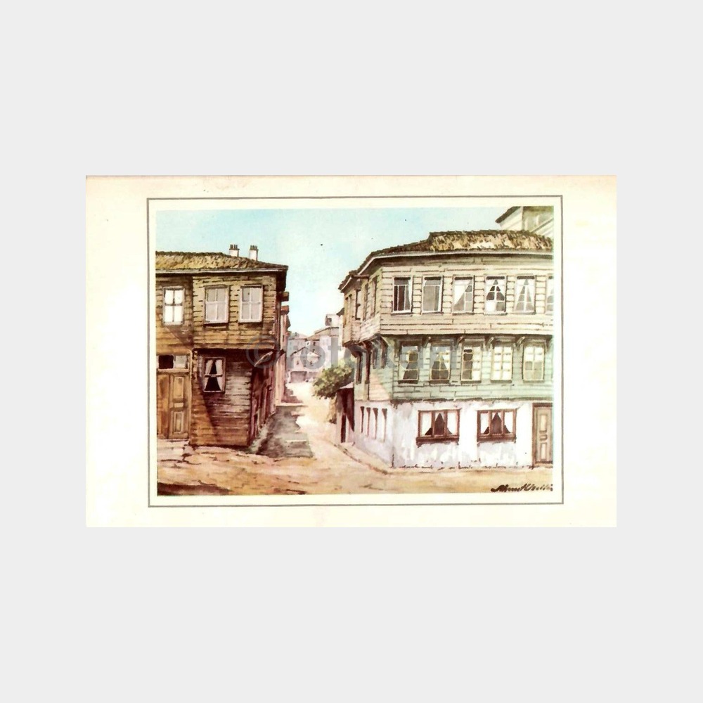 Eski İstanbul Evleri Tablo Kart