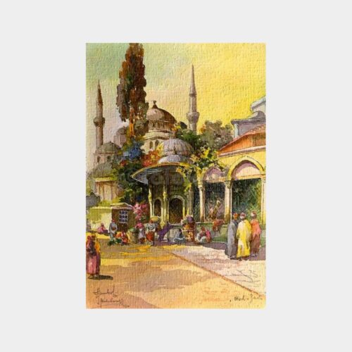 Eyüp? Eski İstanbul Tablo Tebrik Kartı