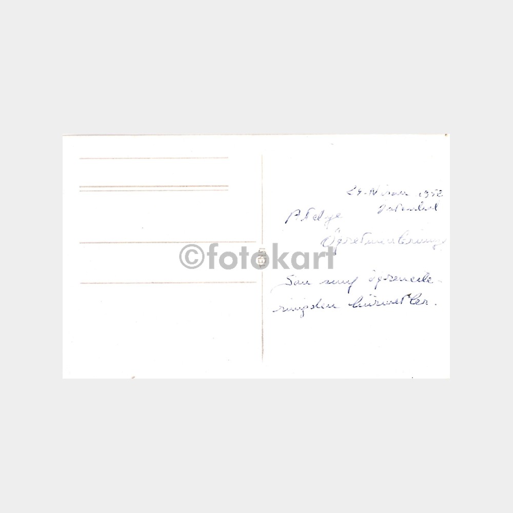 1952 Fatih Camii Fotokart - Görsel 2