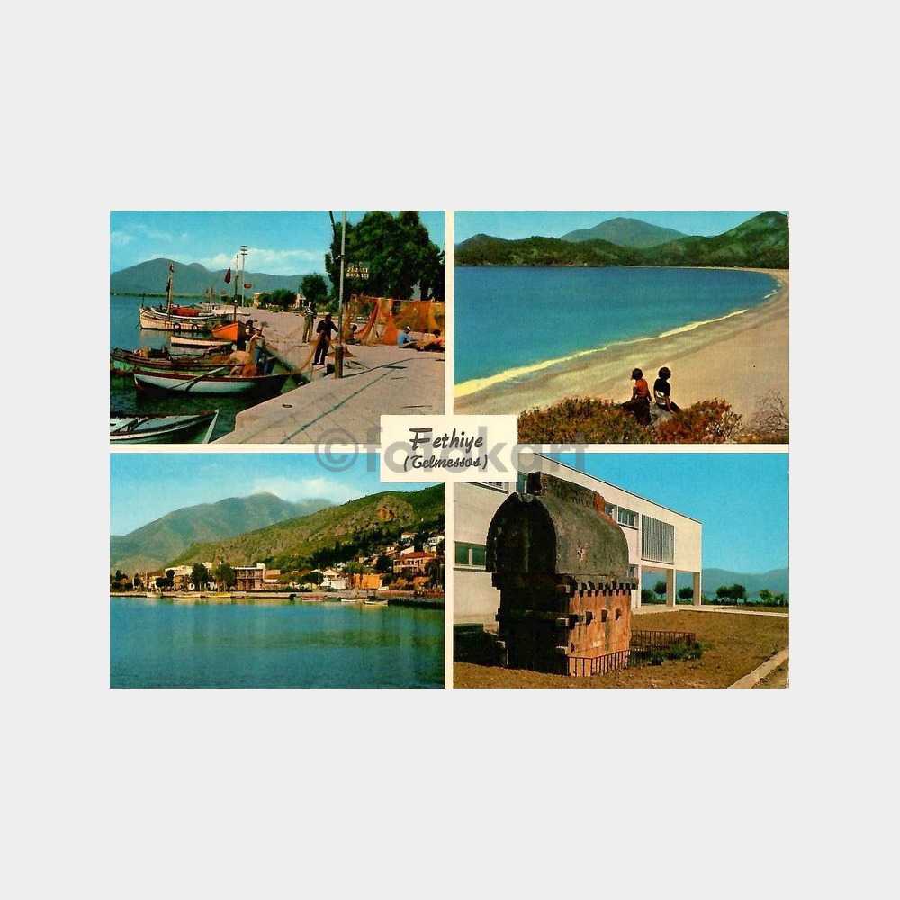 Fethiye 4 Görünüş Kartpostal