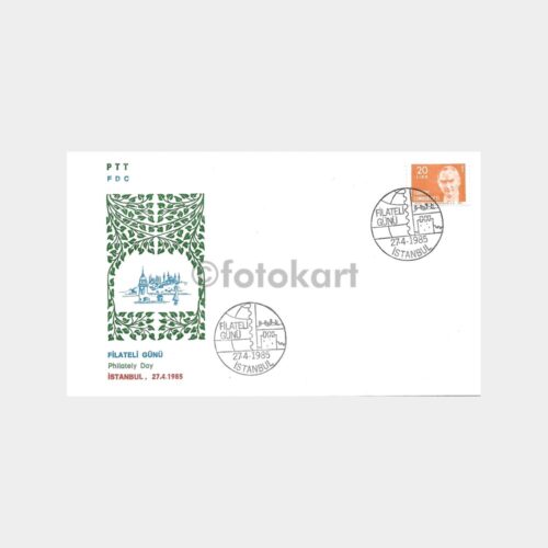 1983 Filateli Günü PTT FDC-İlk Gün Zarfı