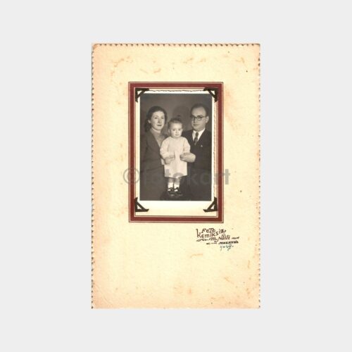 1940 Foto Kemiksiz - Hatay Aile Fotoğraf