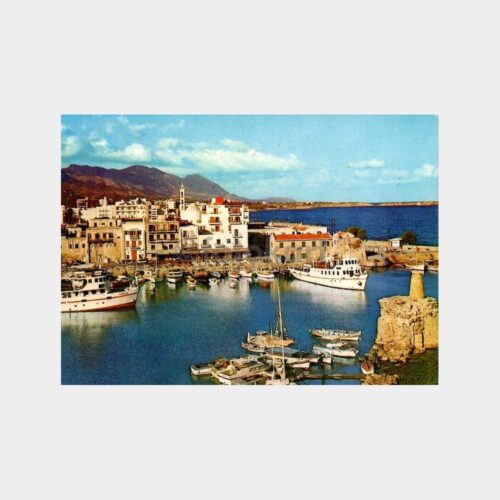 Girne Limanı Genel Görünüş Kartpostal