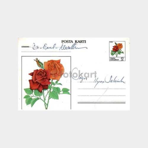 1993 Gül Konulu Posta Kartı