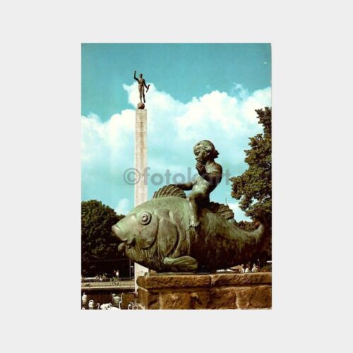 Hanover Heykel Kartpostal