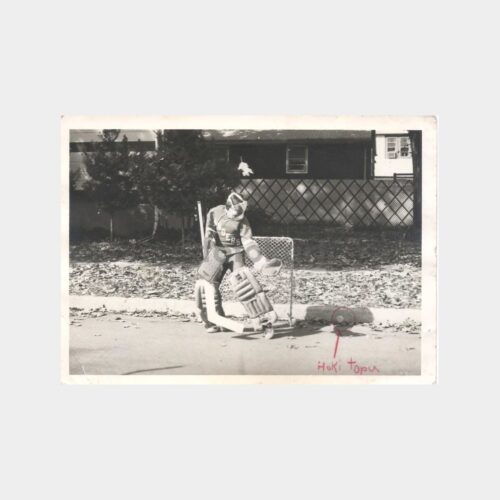 1974 Hokey Oyunu ve Sporcusu Fotoğrafı