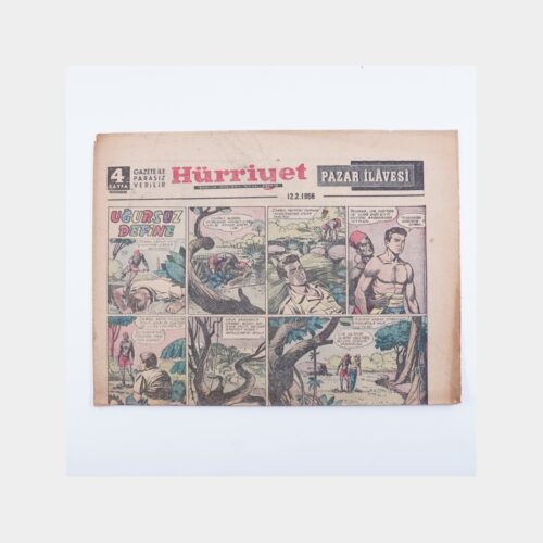 Hürriyet Pazar İlavesi - Karikatürlü, 12 Şubat 1956