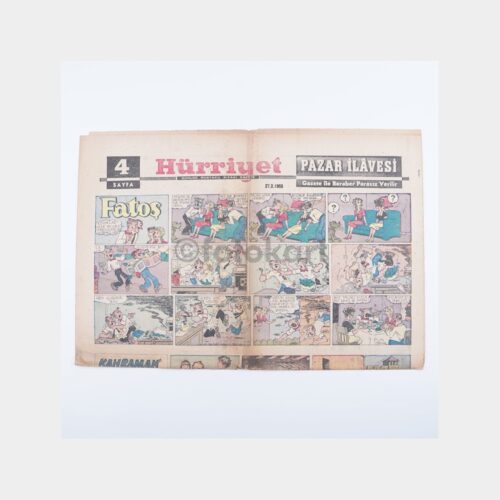 Hürriyet Pazar İlavesi - Karikatürlü, 27 Şubat 1958