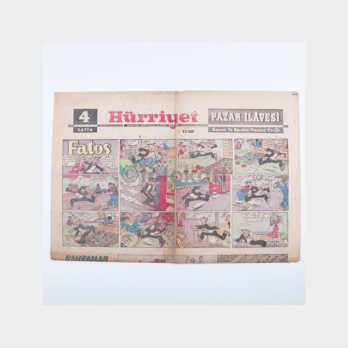 Hürriyet Pazar İlavesi - Karikatürlü, 6 Mart 1955