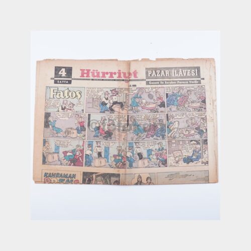 Hürriyet Pazar İlavesi - Karikatürlü, 8 Mayıs 1955