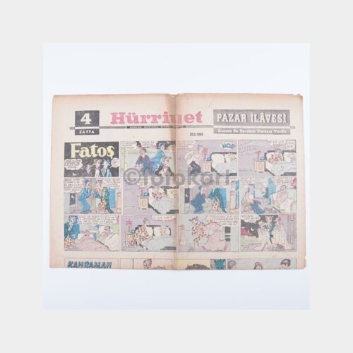 Hürriyet Pazar İlavesi - Karikatürlü, 20 Şubat 1955