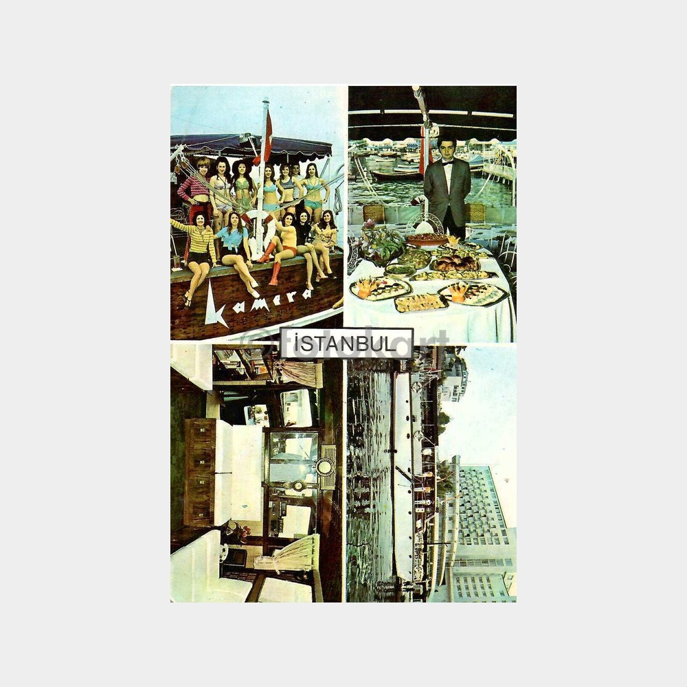 İstanbul 4 Görünüş Kartpostal