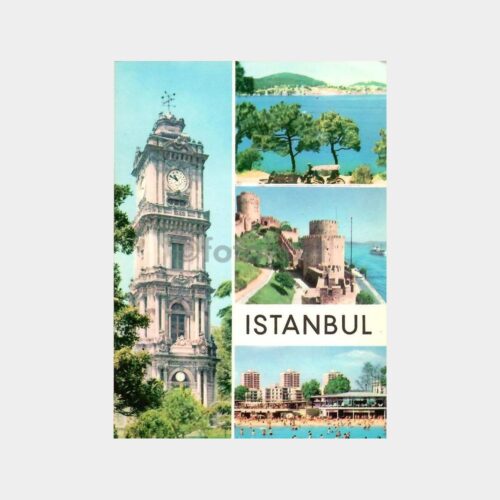 İstanbul 4 Görünüş Kartpostal
