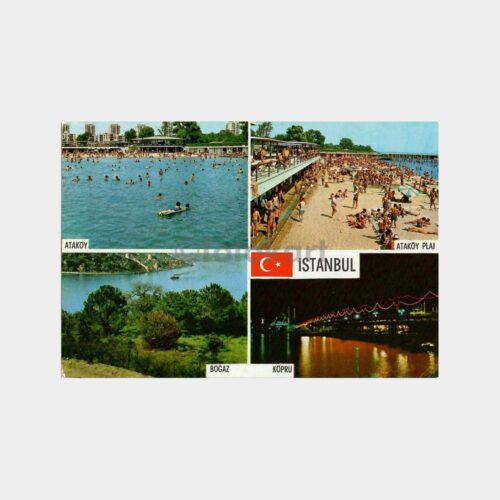 İstanbul 4 Görünüş Kartpostal