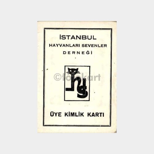 İstanbul Hayvanları Sevenler Derneği Üye Kartı