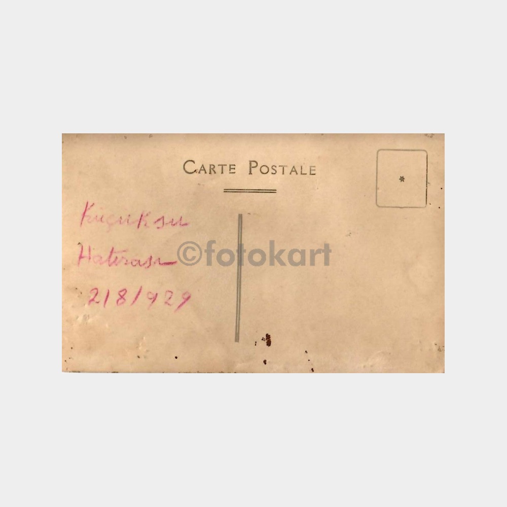 1929 İstanbul Küçüksu Hatırası Fotoğraf - Görsel 2