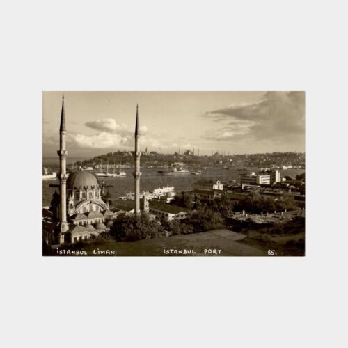 İstanbul Limanı ve Gemiler Fotokart