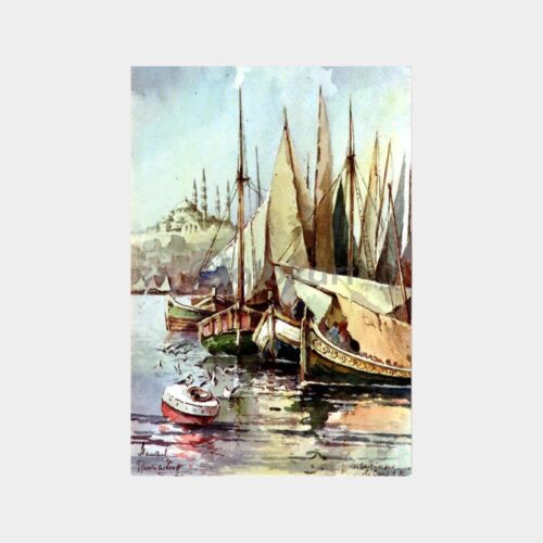 İstanbul Tablo Tebrik Kartı